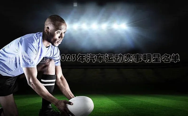 闪耀赛道：2023年汽车运动赛事明星名单